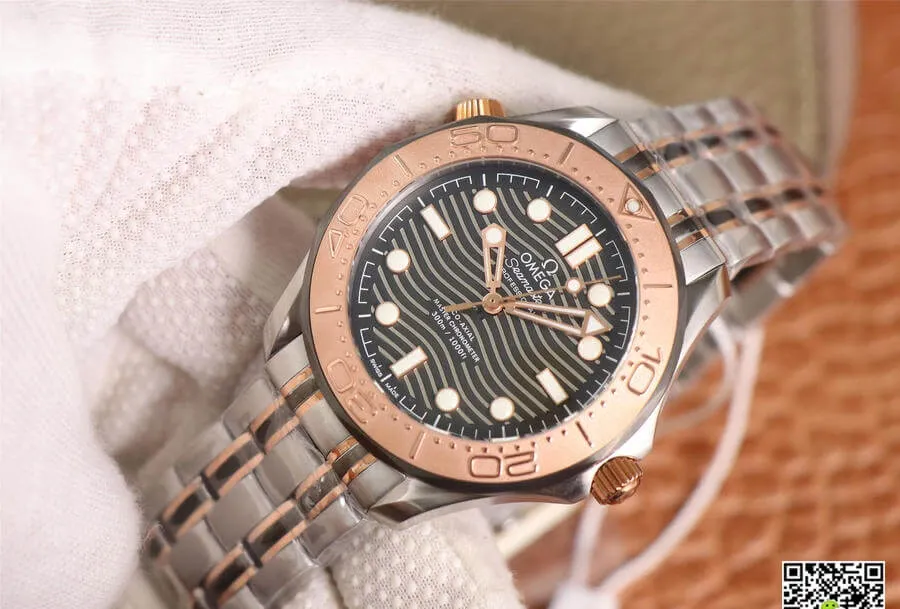 Omega Seamaster Diver 300M 210.60.42.20.99.001 OM Factory 1:1 Best Edition Replica Watch Titanium Case